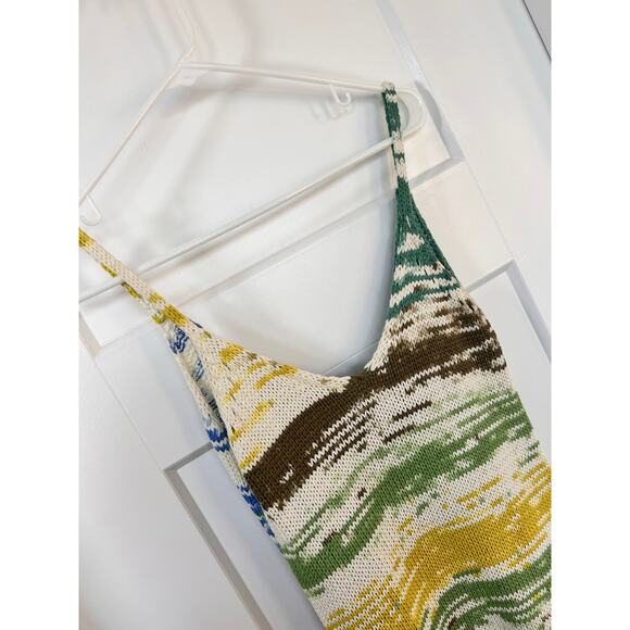 Zara Women's Knit Variegated Striped Long Maxi Dress Multicolor Size Medium‎ - Picture 6 of 14